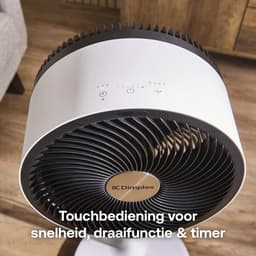 Dimplex DUOCOOL 2-in-1 Smart Statiefventilator – Ventilator Staand - Tafelventilator met 5 Snelheden - 20m Bereik – Fluisterstil (36dB) - Bediening via App en Afstandsbediening – Wit — thumbnail 3