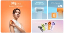 Nitecore NEF Nano Ventilator Oplaadbaar Frost White — thumbnail 3