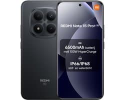 Xiaomi REDMI Note 15 Pro+ 5G - 12 GB RAM - 512 GB - Zwart