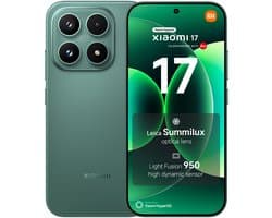 Xiaomi 17 - 12 GB RAM - 512 GB - Groen - Leica Summilux optical lens - Light Fusion 950 high dynamic sensor - Snapdragon® 8 Elite Gen 5 Mobile Platform