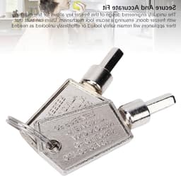 SnelShoppen - 2x Freezer Sleutel, Koelkast Deur Sleutel, Draagbare Vijfhoekige Duurzame Aluminium Legering Veiligheid Sleutel voor Glasdeuren, Kast en — thumbnail 4