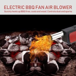 Jhubersproducts - Blower - Handheld Elektrische Fan - Gemakkelijk Vuur Aansteken - Compact en Draagbaar - Voor Buiten koken - Accessoire — thumbnail 5