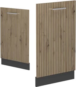 Vaatwasserpaneel 45 cm – Artisan Eiken en Antraciet – Flexibele Keukenmodule — thumbnail 5