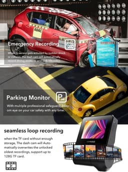 Dash camera DDPAI Z40 GPS DUAL 2.7K 1944p/30fps WIFI — thumbnail 4