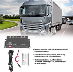 Dailygoods - Dailygoody - Auto Mobiele Videorecorder - 4-kanaals Mini - Industrieel Ontwerp - Veiligheid - 1080P - Geschikt voor Vrachtwagens, Bussen, Aan... — thumbnail 3
