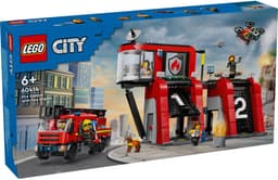Lego City 60414 Brandweerkazerne En Auto Bouwstenen — thumbnail 1