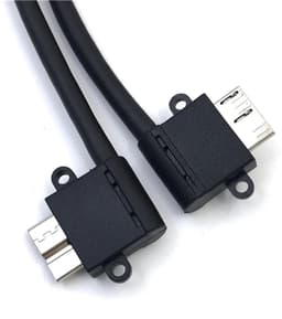 USB 3.0 Kabel - Micro B Kabel - Externe Schijf Aansluiten - 90 Graden Hoek - 1 Meter - Links — thumbnail 4