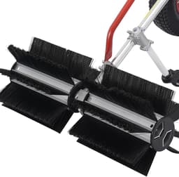 Grasveegmachine - Bladveger - Gazon Reinigen - Viertakt Benzinemotor - 60 cm - Zwart en Rood — thumbnail 5