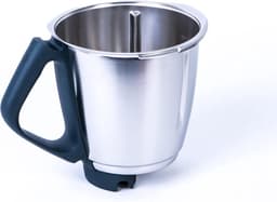 Mengpan Keukenmachine - Kookpan Reserveonderdeel - Koken en Mixen - Roestvrij Staal - Niet gespecificeerd - Zilverkleurig — thumbnail 3