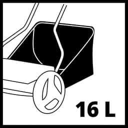 Handmaaier met Opvangbak – Stil en Milieuvriendelijk, 5 Stalen Messen, 30 cm Maaibreedte, 16L Grasopvangbak — thumbnail 4