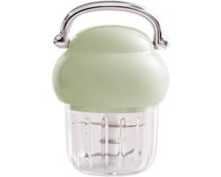 Mini keukenmachine - Elektrische hakker - Ingrediënten hakken - Oplaadbaar draadloos gemak - 350 ml - Groen
