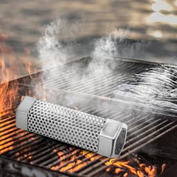 Rookbuis RVS - Hete rookpijp - Barbecue smaak - Geoptimaliseerde smaak - 157 en 204 cm - Zilverkleurig — thumbnail 4