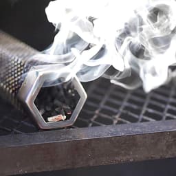 Rookbuis Grill - Pellet Smoker - Barbecue smaak - Roestvrij staal - 15.7 x 5.5 cm - Zilverkleurig — thumbnail 2