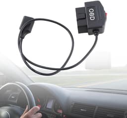 Allecto - OBD Power Cable - Dashcam Hardwire Kit - 48cm met Schakelaar - OBD Kabel - Voeding voor Dashcam - Geschikt voor auto - Zwart — thumbnail 5