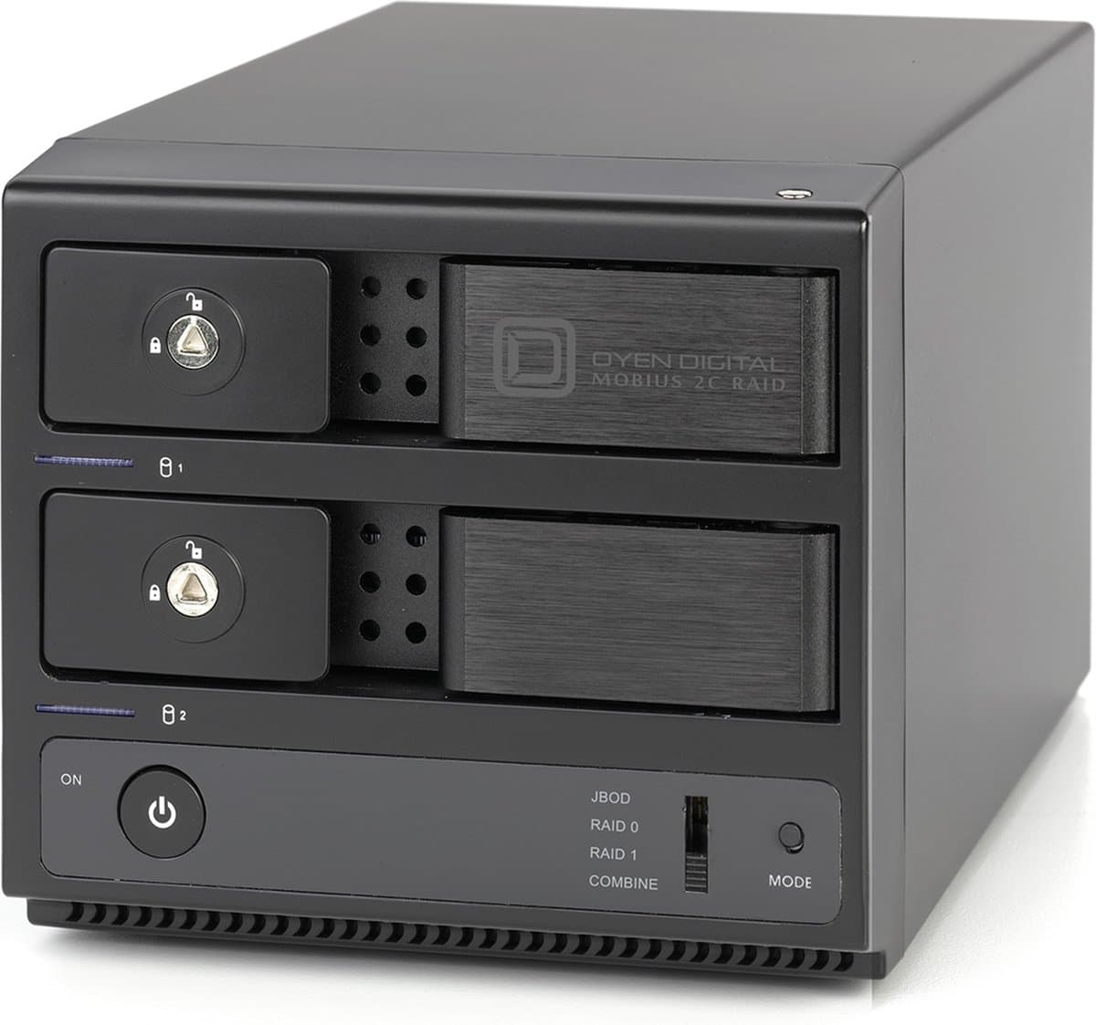Oyen Digital Mobius 2C RAID 2-Bay USB-C HDD - 24TB — afbeelding 1