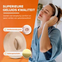 Oorkussens geschikt voor Beats By Dr. Dre Solo 2.0/3.0 wireless - Koptelefoon oorkussens voor Beats Solo goud — thumbnail 2