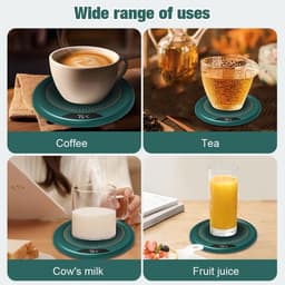 Koffieverwarmer bekerwarmer met 3 temperatuurinstellingen, automatische uitschakeling en bureaudesign – Voor kantoor en thuis, ideaal voor koffie, thee of melk. — thumbnail 3