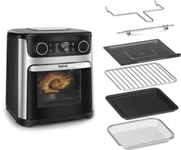 Tefal Easy Fry Multifunction FW556D - Airfryer & Oven 15L - 2000W - 9 Programma's - Rotisserie - 70% Energiebesparing - RVS — thumbnail 4