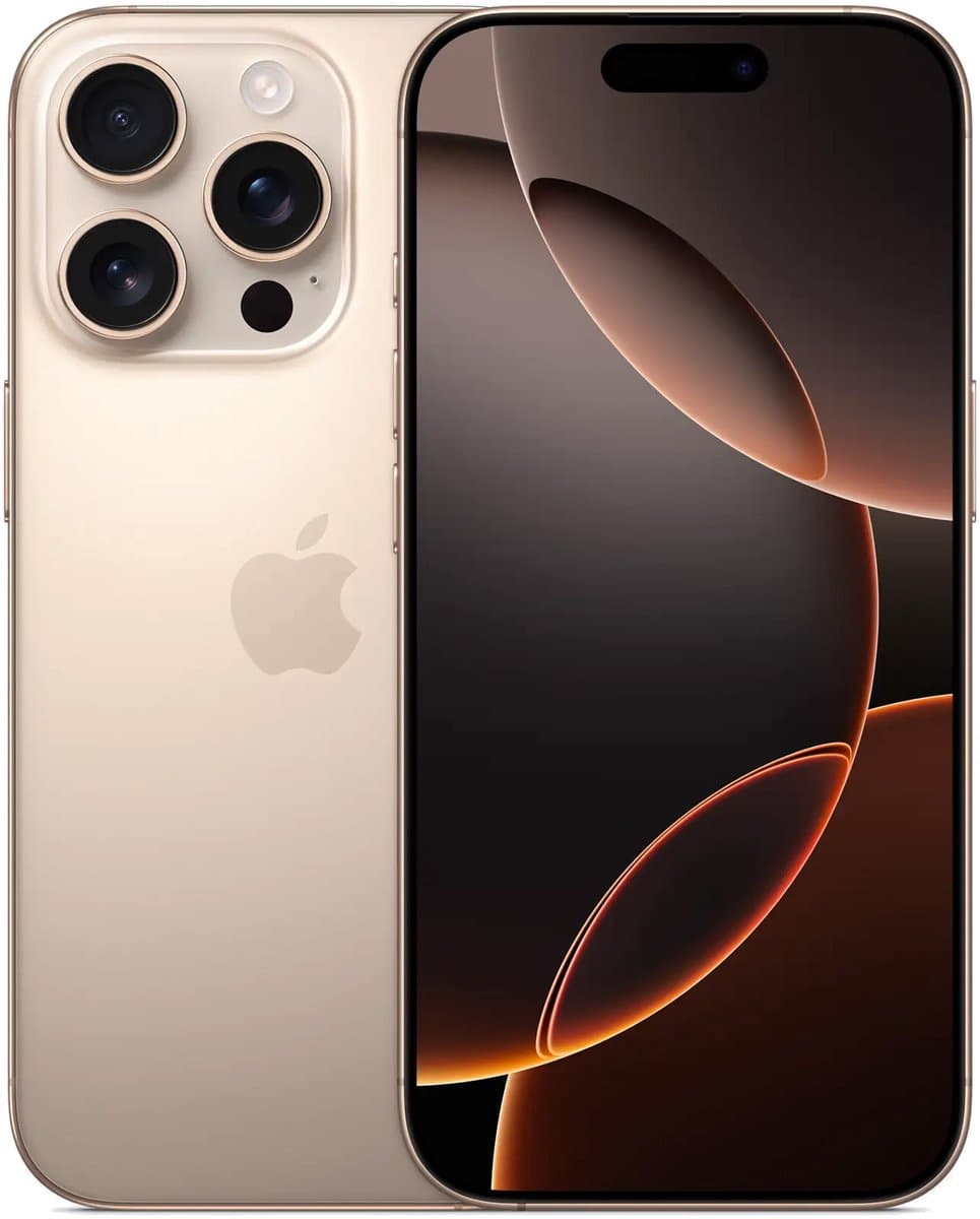 Apple iPhone 16 Pro - 128GB - Desert Titanium — afbeelding 1