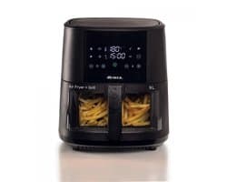 Ariete 4630/00 Airfryer XXL – 9L – Tot 3,5 kg Friet – Kijkvenster & Binnenverlichting – 8 Programma's – Grill – 1500W
