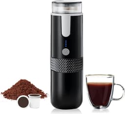 Koffiezetapparaat-Draagbare espressomachine-Soort infuus-Geschikt voor kantoorreizen, kamperen in de buitenlucht — thumbnail 1