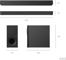 Sony HT-S400 - Soundbar geschikt voor TV - Met draadloze subwoofer — thumbnail 3