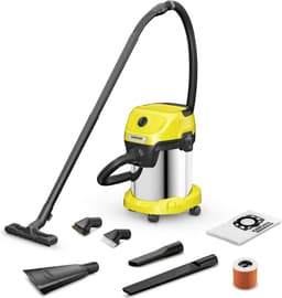 Kärcher WD 3 S V-17/6/20 Car Nat- en Droogzuiger - 1000 W - 17 liter - RVS containter - Patroonfilter - Auto accessoires — thumbnail 1