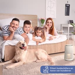 MiRi EasyBreath + 1 Extra Filter – Luchtreiniger – 250 m³/h – HEPA 13 filter – Ruimtes tot 50m² – Air Purifier – Koolstoffilter – Ionisator – UV-C – Luchtkwaliteit Indicator – WiFi en App — thumbnail 4