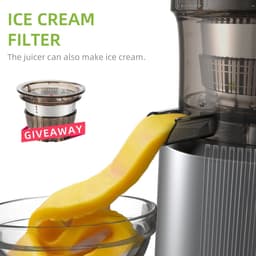 Mercadome® Slowjuicer - Sapcentrifuge - Sinaasappelpers - Citruspers electrisch - Compact - Gebruiksvriendelijk - Multifunctioneel - 700ML - Hoogte 44cm — thumbnail 5