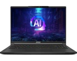 MSI Stealth A16 AI+ A3HVGG-065NL - Gaming Laptop - 16 inch - RTX 4070- 240 Hz