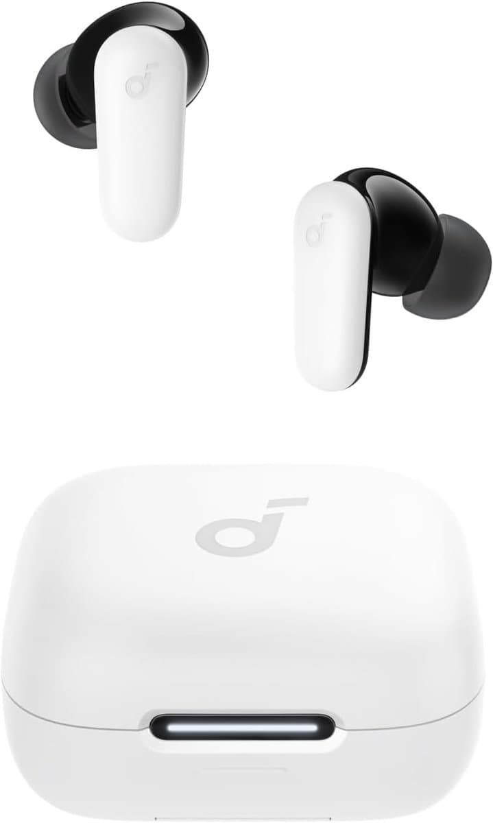 soundcore P30i by Anker Noise Cancelling Earbuds - Slimme noise cancelling - Krachtige bas - 45 uur speeltijd - 2-in-1 houder- IP54-draadloze oordopjes - Bluetooth 5.4 - App-bediening TD — afbeelding 1