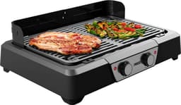 Princess BBQ Tafel Grill 112254 - Zwart - Regelbare thermostaat - Tafel BBQ - Grill apparaat - Groot bakoppervlak - 2000W - WK — thumbnail 2