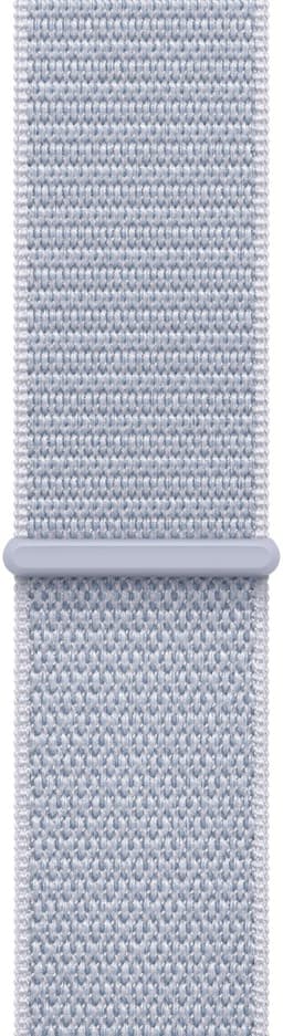 Apple Watch SE 2024 GPS 44mm Zilverkleurig Aluminium Case with Blue Cloud Sport Loop — thumbnail 3