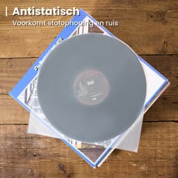 LP Hoezen 50 Stuks - Antistatische Binnenhoezen - Transparant & Extra Stevig- Vinyl Beschermhoezen - Platen Hoes - Inner Sleeves - Beschermhoes — thumbnail 5