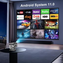 Mini Beamer - Projector met Wifi - Bluetooth — thumbnail 4