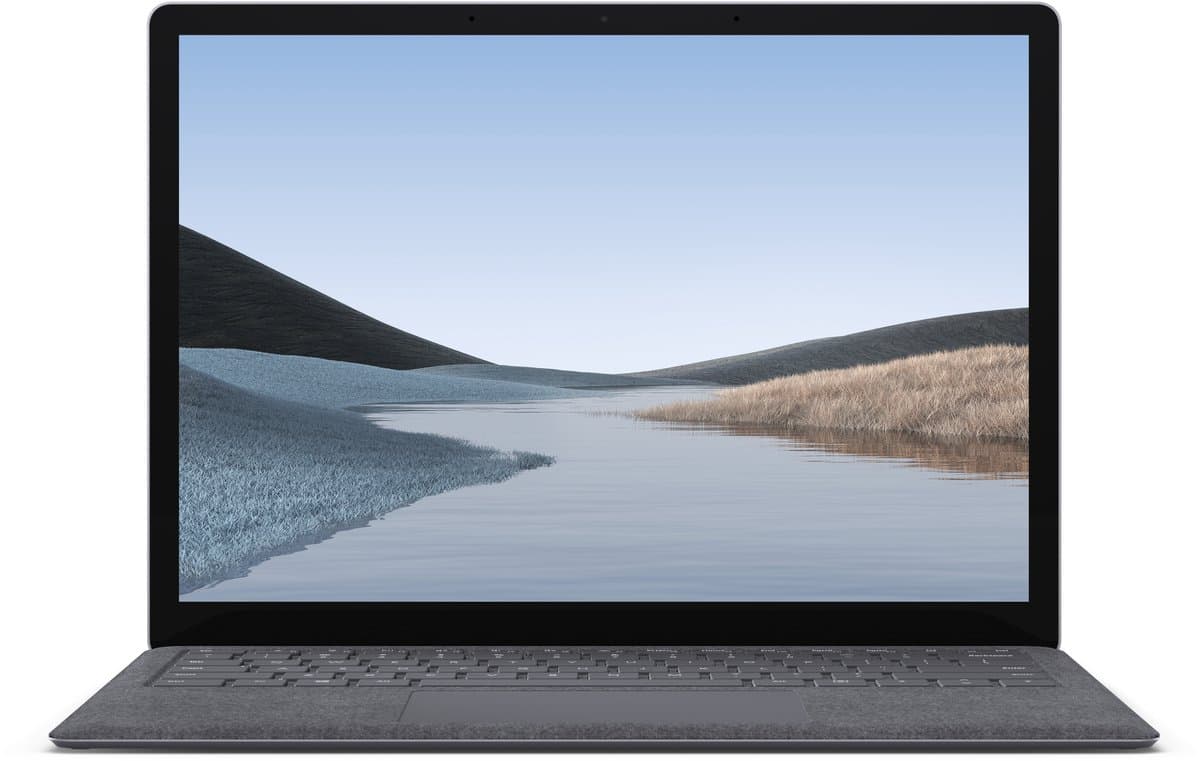 Microsoft Surface Laptop 3 Intel® Core™ i5 i5-1035G7 34,3 cm (13.5") Touchscreen 8 GB LPDDR4x-SDRAM 256 GB SSD Wi-Fi 6 (802.11ax) Windows 10 Home Platina — afbeelding 1