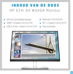 HP Elitedisplay E24i G4 - WUXGA IPS Monitor - 24 inch — thumbnail 4