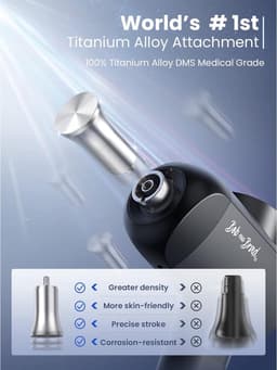 Massage gun - Diepe weefsel spiermassage - X6 Pro stil elektrisch massageapparaat met 5 koppen - Atleten Spier Ontspanning - Percussie spiermassageapparaat massage gun — thumbnail 4