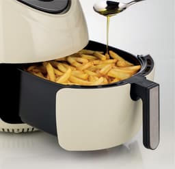 ARIETE 4618/02 Air Fryer XXL Heteluchtfriteuse - 1800W - 5,5 liter - Digital Touchscreen - 7 Automatische Programma's- Beige — thumbnail 2
