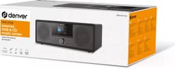 Denver Internet Radio - DAB Radio - FM Radio - CD Speler - Bluetooth - 200W - AUX/USB - MIR270 - Zwart — thumbnail 3