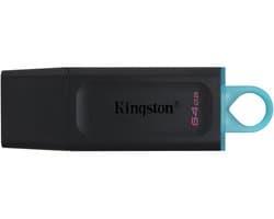Kingston 64GB USB Stick - USB 3.2 Gen 1 - DataTraveler Exodia - Zwart