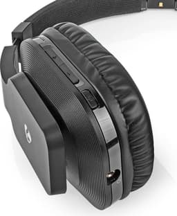 Nedis Draadloze TV-Koptelefoon – Over-Ear – RF – 25 m – 8 uur Batterij – Laadstation – Zwart — thumbnail 4
