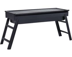 vidaXL Campingbarbecue draagbaar 60x22,5x33 cm roestvrij
