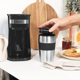 Salter One Cup Koffiezetapparaat - 420ml RVS Beker — thumbnail 4