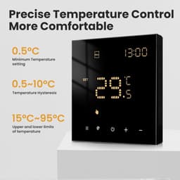 Slimme Wifi Thermostaat voor Vloerverwarming en CV-ketel met App Bediening — thumbnail 3