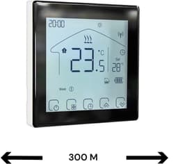 Draadloze Thermostaat | Tuya Smart Life WiFi | Touchscreen | Inbouw | Programmeerbaar | Zwart — thumbnail 1