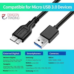 Snelle USB 3.0 Kabel voor Externe Harde Schijf — thumbnail 2