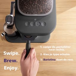 Philips Baristina Latte BAR400/60 Zwart — thumbnail 5