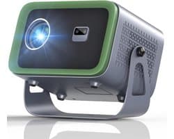 FlexVer® Mini projector - Beamer - Home cinema - Max Resolutie 3840 x 2160 - Zwart en Groen