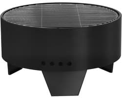 ‎Mustang Bonfire Basis Grill + vuurkorf Del Ray – 59 x 59 x 33 cm – Robuuste Vuurkorf & Grill/BBQ in één